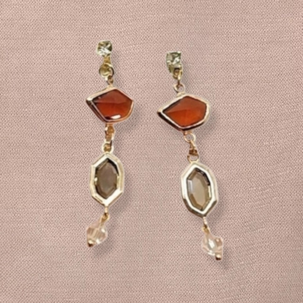 Anthropologie Amber Dangle Earrings